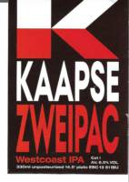 Kaapse Brouwers, Kaapse Zweipac Westcoast IPA