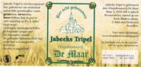 Dorpsbrouwerij De Maar, Jabeeks Tripel