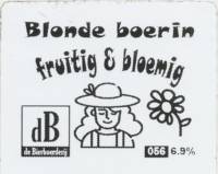 De Bierboerderij, Blonde Boerin Fruitig & Bloemig De Bierboerderij, Blonde Boerin Fruitig & Bloemig