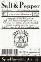 Brouwerij De Molen, Salt & Pepper Spiced Specialtity Ale-ish