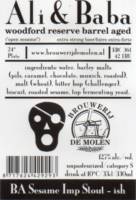 Brouwerij De Molen, Ali & Baba BA Sesame Imp Stout-ish