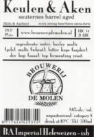 Brouwerij De Molen, Keulen & Aken BA Imperial Hefeweizen-ish