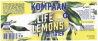 Kompaan Dutch Craft Beer Company, When Life Gives You Lemons Make Witbier