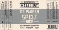 Bierbrouwerij Maallust, De Pauper Spelt Bier