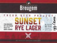 Breugem Bier, Sunset Rye Lager