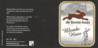 Bierbrouwerij De Blauwe IJsbeer, De Bonte Haas Blonde Haas 