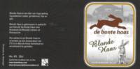 Bierbrouwerij De Blauwe IJsbeer, De Bonte Haas Blonde Haas  Bierbrouwerij De Blauwe IJsbeer, De Bonte Haas Blonde Haas