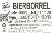 Brouwerij Stijl, Bierborrel Dennentoppen Blond