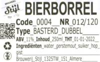 Brouwerij Stijl, Bierborrel Basterd Dubbel