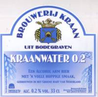 Brouwerij Kraan (Bodegraven), Kraanwater 0.2