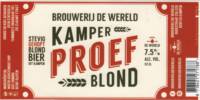 Brouwerij De Wereld (Kampen, 2015), Kamper Proef Blond