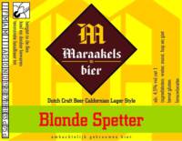 Brouwerij Maraakelsbier, Blonde Spetter