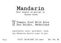 Tommie Sjef Wild Ales, Mandarin