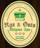Amateurs, Rye & Oats Belgian IPA