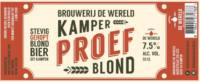 Brouwerij De Wereld (Kampen, 2015), Kamper Proef Blond