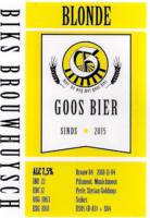 Amateurs, Goos Bier Blonde