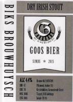 Amateurs, Goos Bier Dry Irish Stout