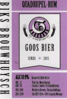 Amateurs, Goos Bier Quadrupel - Rum