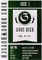 Amateurs, Goos Bier Gose I