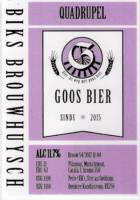 Amateurs, Goos Bier Quadrupel