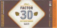 Brouwerij De Beyerd, Klep's Factor 30