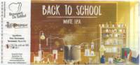 Brouwerij De School , Back To School White IPA