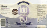 100 Watt Brewery, 110 Volt Porter