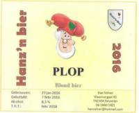 Amateurs, Hanz'n bier Plop Blond Bier 2016