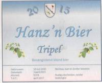 Amateurs, Hanz'n Bier Tripel 2015