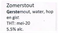 Bierbrouwerij De Fontein, Zomerstout