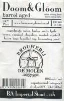 Brouwerij De Molen, Doom & Gloom BA Imperial Stout-ish