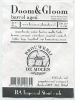 Brouwerij De Molen, Doom & Gloom BA Imperial Stout-ish