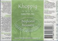 Berghoeve Brouwerij, Khoppig India Pale Ale