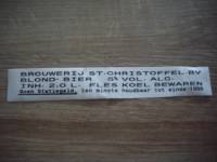 Speciaalbierbrouwerij St. Christoffel, Blond Bier