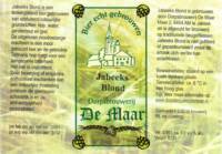 Dorpsbrouwerij De Maar, Jabeeks Blond