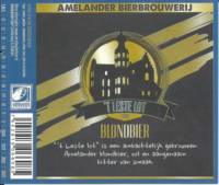 Amelander Bierbrouwerij, 't Leste Lot Blondbier Amelander Bierbrouwerij, 't Leste Lot Blondbier