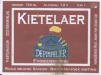 Stoombierbrouwerij De Pimpelier, Kietelaer Rood Bruine Saison Stoombierbrouwerij De Pimpelier, Kietelaer Rood Bruine Saison