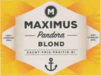 Maximus Brouwerij, Pandora Blond