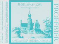 Amelander Bierbrouwerij, Ballumer Sap Proefbier Amelander Bierbrouwerij, Ballumer Sap Proefbier