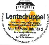 Bierbrouwerij De Schans, Lentedruppel