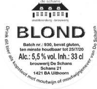 Bierbrouwerij De Schans, Blond