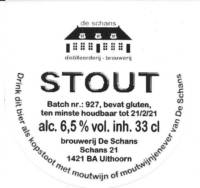 Bierbrouwerij De Schans, Stout