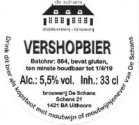 Bierbrouwerij De Schans, Vershopbier