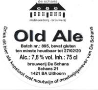 Bierbrouwerij De Schans, Old Ale Bierbrouwerij De Schans, Old Ale
