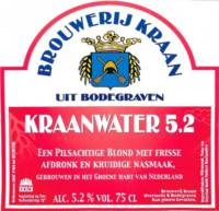 Brouwerij Kraan (Bodegraven), Kraanwater 5.2