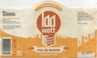 100 Watt Brewery, Pas de Saison Farmhouse Ale