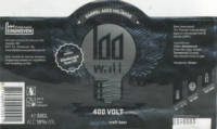 100 Watt Brewery, 400 Volt Barrel Aged Holiness