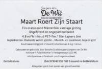 Stadsbrouwerij Jongens van De Wit, Maart Roert Zijn Staart Märzenbier