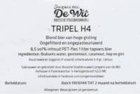 Stadsbrouwerij Jongens van De Wit, Tripel H4 Blond