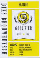 Amateurs, Goos Bier Blonde